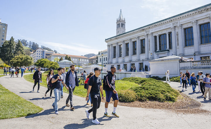 walking in campus